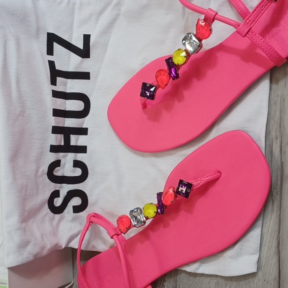 Schutz Sintetico Neon Pink - Picture 2 of 7